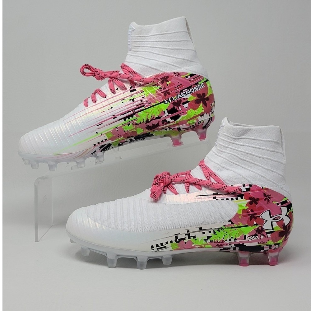 Under Armour Highlight Pro LE Men's Size 6.5 Lacrosse Cleats 6005974-100 New - Picture 3 of 9